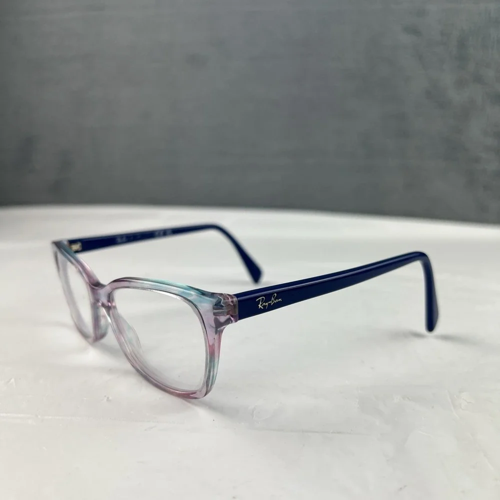 RAY BAN KIDS RB 1591 3807 Blue Purple Flex Hinge Eyeglasses 48-16-130 Frame Only